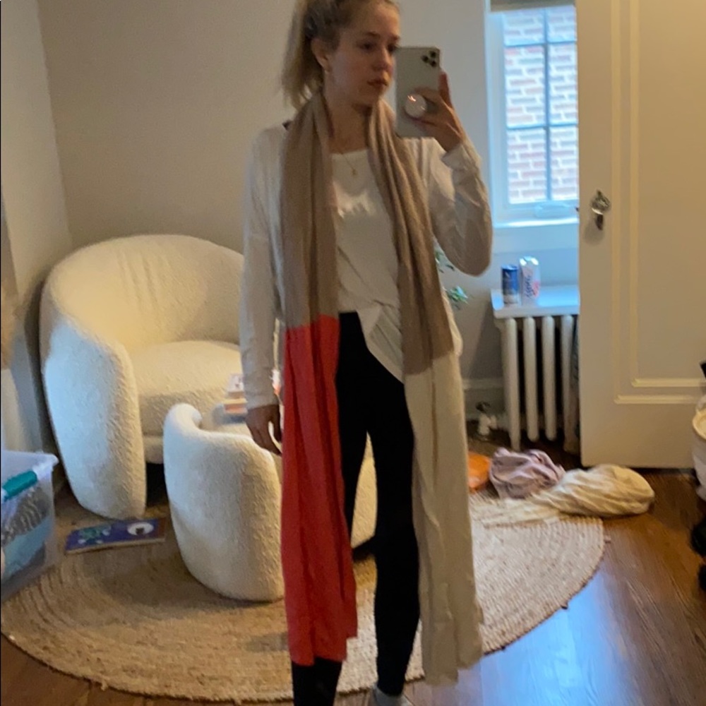 Color blocked J Crew Scarf